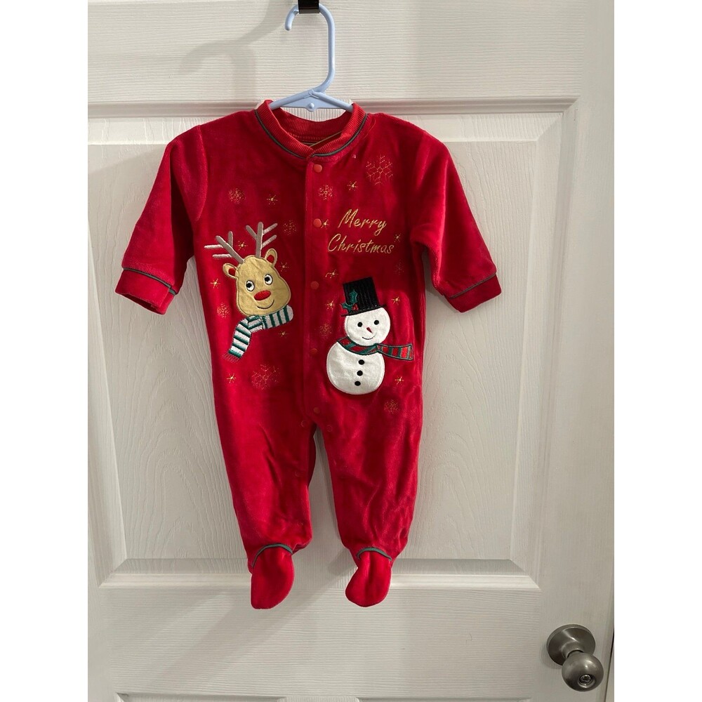 Merry Christmas by Just Love Footies Size 3-6 M New With Tag
